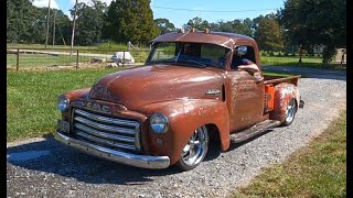 1947 GMC Pickup Gets The Works Holley TermX American Autowire Dakota Digital Vintage Air [upl. by Kurtzig]