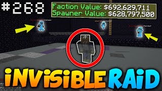 The ULTIMATE Invisible Raid 40000000 RAID  Minecraft FACTIONS 268 [upl. by Aerdnua]