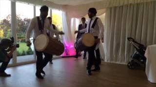 Imperial Drummers  Bride amp Groom Grand Entrance  UK Dhol Players [upl. by Yusem]