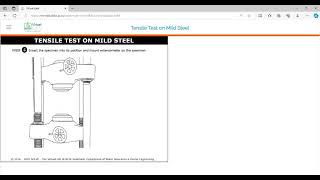 Tension test for Ductile material using extensometer on Universal Testing Machine  Solid Mechanics [upl. by Rehpatsirhc]