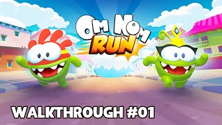 Om Nom Run  Walkthrough 1 [upl. by Moshe]