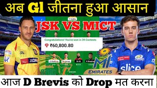 jsk vs mict dream11 predictionmict vs jskmict vs jsk sa20 match predictionmict vs jsk 2024 match [upl. by Pattie589]