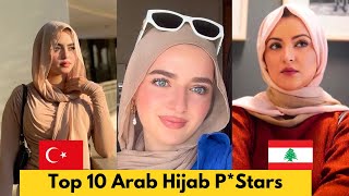 Top 10 Arab Prnstars Who loves Hijab [upl. by Doty]