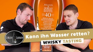 Dailuaine 40 Jahre Wilson amp Morgan Barrel Selection Whisky Tasting  Simple Sample [upl. by Nsaj]