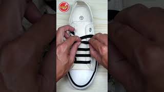 How To Tie Shoelaces Shoe Lacing Styles shoelace Shorts [upl. by Einnov364]