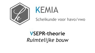 VSEPRtheorie Ruimtelijke bouw [upl. by Nesnah230]