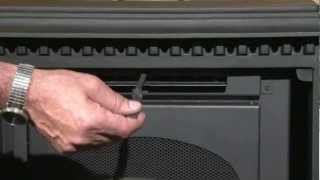 St Croix Pellet Stove  Daily Maintenance [upl. by Enaj]