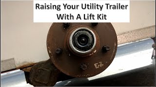 Dexter K7170701 lift kit for utility trailer Raise your trailer by almost 3 inches [upl. by Zarger]