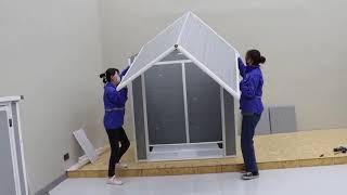 6x4 Plastic Shed Instruction Video [upl. by Naitsirhc]