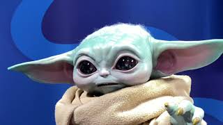 HOT TOYS BABY YODA  UP CLOSE VIDEO [upl. by Inig]