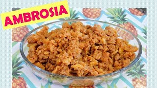 COMO FAZER AMBROSIA  DOCE FÁCIL E DELICIOSO [upl. by Refinej101]