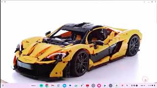 Lego Technic McLaren P1 Speed Build [upl. by Willard]