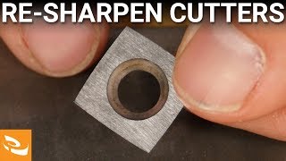 Sharpening Carbide Cutters Woodturning Howto [upl. by Barnet]