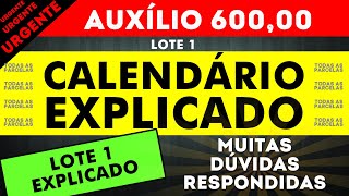 CALENDÁRIO OFICIAL lote 1 4ª e 5ª parcelas do auxílio emergencial Veja as datas de pagamento [upl. by Herries101]