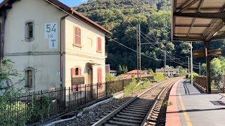 « IL TRENO MERCI PER ECCELLENZA » alla piccola fermata di COLMEGNA [upl. by Dnomyaw135]