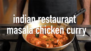 Indian restaurant masala chilli chicken curry [upl. by Revolc]