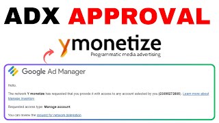 ADX MA Account Approval New Method  ADX Approval  Get ADX Approval [upl. by Kiernan736]