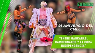 EL COLOR del 91 Aniversario del CMLL en la Arena México Estadio Deportes [upl. by Sutphin]