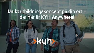 Plugga utan att flytta Så fungerar KYH Anywhere [upl. by Nhguaved]