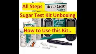 HOw to use Glucometer  Diabetes test kit Sugar test kit [upl. by Amorete]