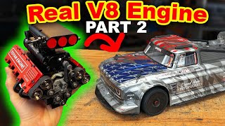 Real V8 Engine in Toy Car  part 2 [upl. by Gregson]