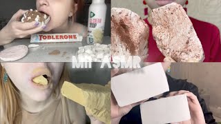 Chalk eating ASMR edit of SweetChalk videos chalk edit relaxing sound crunchy ASMR [upl. by Narhet]