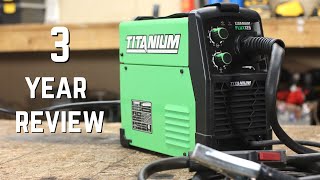 Harbor Freight Welder Titanium Flux 3 Year Review Setup and Test [upl. by Formica]