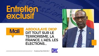 Mali  Abdoulaye Diop dit tout sur le terrorisme  la France  lAES  les élections [upl. by Argus]