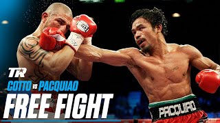 Manny Pacquiao vs Miguel Cotto  ON THIS DAY FREE FIGHT  Pacquiao Wins Welterweight Gold [upl. by Ettener9]