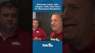 Arkansas coach John Calipari visits Little Rock for Razorback Roadshow [upl. by Benilda670]