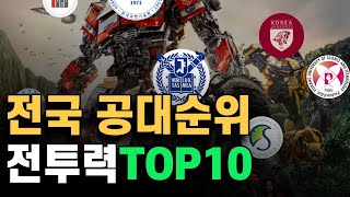 우주가 극찬한 대한민국 공대 순위 Top10  취업률 인지도 논문 종합 [upl. by Norved]