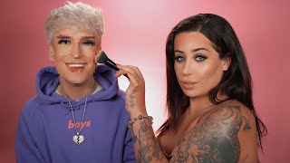 Ich schminke FabiWndrlnd 😱 Makeup Transformation 🔥 Jolina Mennen [upl. by Hurlbut]