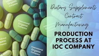 Dietary Supplements Contract Manufacturing Process at IOC Company [upl. by Grishilde764]