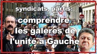 GAUCHE  Partissyndicats  pourquoi des relations aussi compliquées   Charte dAmiens et autres [upl. by Illib302]