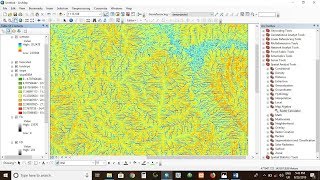 How to calculate Topographic wetness index using ArcGIS [upl. by Asreht104]