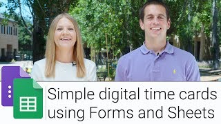 Digital Time Card using Forms and Sheets [upl. by Aikrahs213]