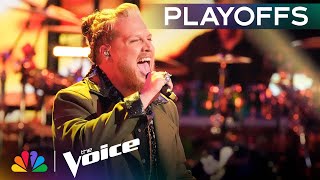 Huntley Honors His Daughter with David Kushners quotDaylightquot  The Voice Playoffs  NBC [upl. by Hahseram]