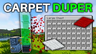 Easy Carpet DuperFarm in Minecraft 121 [upl. by Crim]