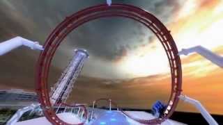 Orlando Attractions  Planned Skyplex Skyscraper [upl. by Ahcmis]