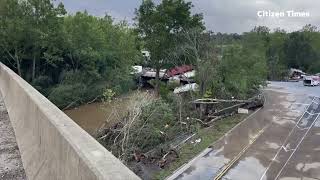 From Lake Lure to Asheville flooding footage shows damage across NC communities [upl. by Melloney197]