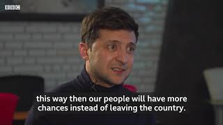 Volodymyr Zelenskiy BBC interview [upl. by Evelc284]