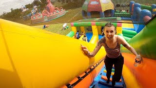 Worlds Biggest Bounce House Big Bounce America Minneapolis [upl. by Hootman]