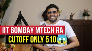 IIT Bombay MTech RA One video Complete information🔥 on Low GATE Score [upl. by Neirad]