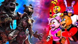 SFM FNaF Security Breach Multiverse vs Security Breach Melted [upl. by Nodla]