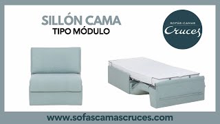 Sillón Cama tipo Módulo  Pequeño y Práctico  Soluciones para Espacios Pequeños [upl. by Gnouv561]