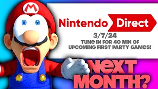 Are We Getting a General Nintendo Direct Coming in March [upl. by Mihalco]