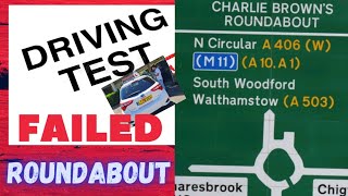 FAILED in RoundaboutWanstead Driving Test Routedvsa Driving test video Wanstead Roundabouts video [upl. by Llednik336]