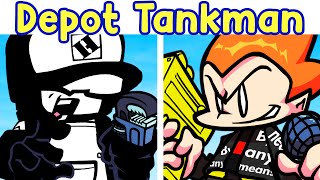 Friday Night Funkin VS Depot Tankman Ugh Depot Takeover FULL WEEK  FNF Mod [upl. by Sybley]