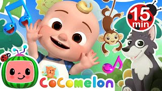 15 MIN LOOP  Animal Dance 🐱🎶  Dance Party  CoComelon Nursery Rhymes amp Kids Songs [upl. by Imim]