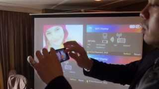 Aiptek shows 99 MobileCinema A50P DLP Pico Projector with HDMI amp MHL port [upl. by Fredericka119]